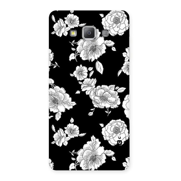 Cool Pattern Flowers Back Case for Galaxy A7