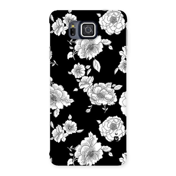 Cool Pattern Flowers Back Case for Galaxy Alpha