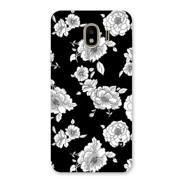 Cool Pattern Flowers Back Case for Galaxy J4