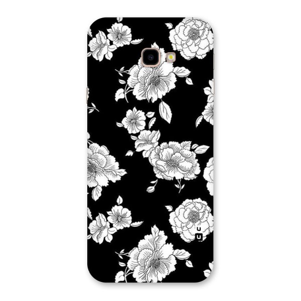 Cool Pattern Flowers Back Case for Galaxy J4 Plus