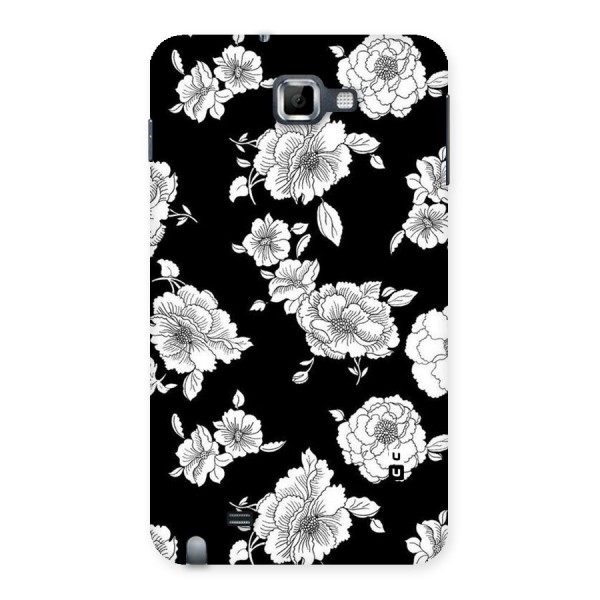 Cool Pattern Flowers Back Case for Galaxy Note