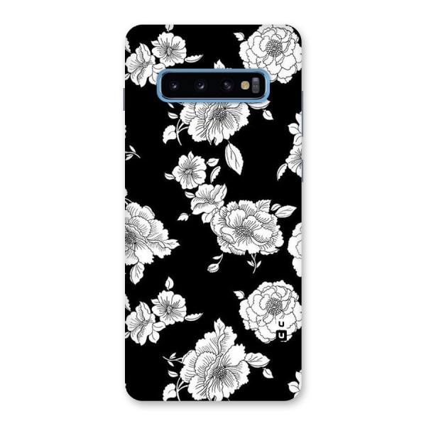 Cool Pattern Flowers Back Case for Galaxy S10 Plus