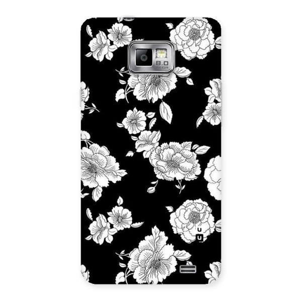 Cool Pattern Flowers Back Case for Galaxy S2