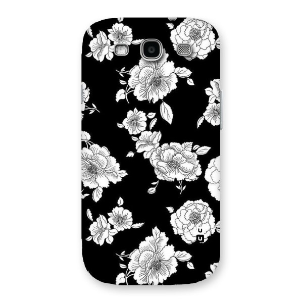 Cool Pattern Flowers Back Case for Galaxy S3