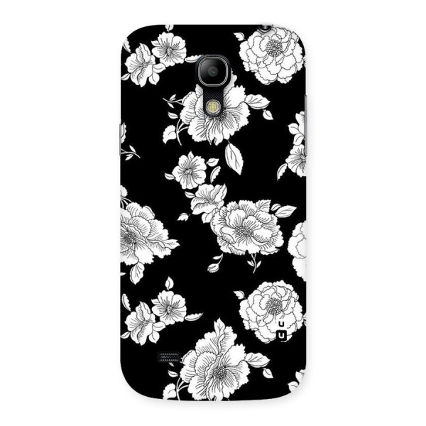Cool Pattern Flowers Back Case for Galaxy S4 Mini
