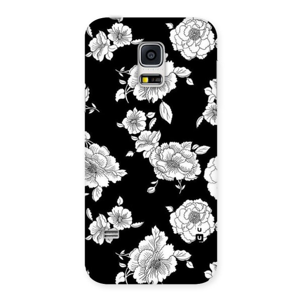 Cool Pattern Flowers Back Case for Galaxy S5 Mini