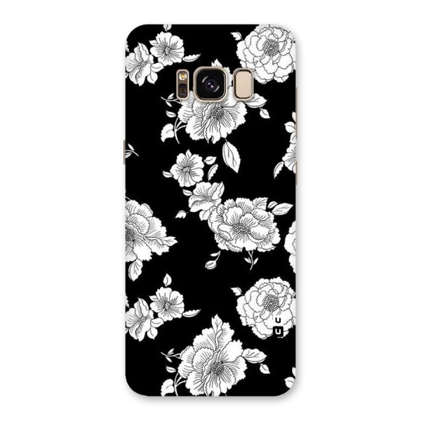 Cool Pattern Flowers Back Case for Galaxy S8
