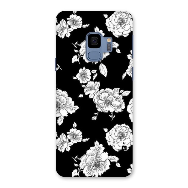 Cool Pattern Flowers Back Case for Galaxy S9