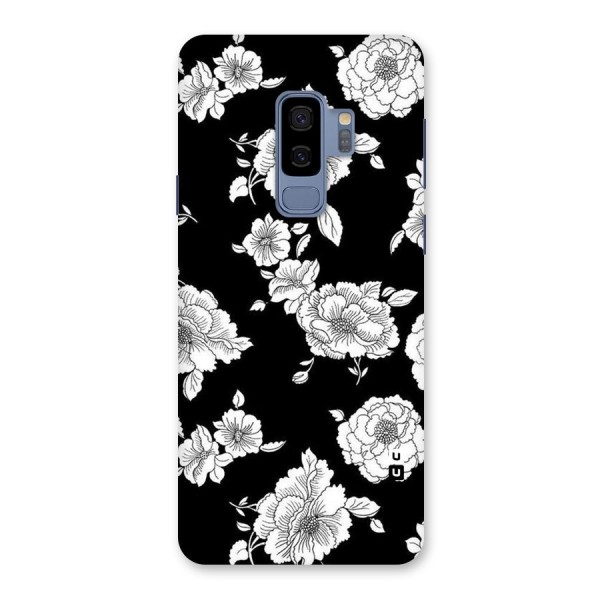 Cool Pattern Flowers Back Case for Galaxy S9 Plus