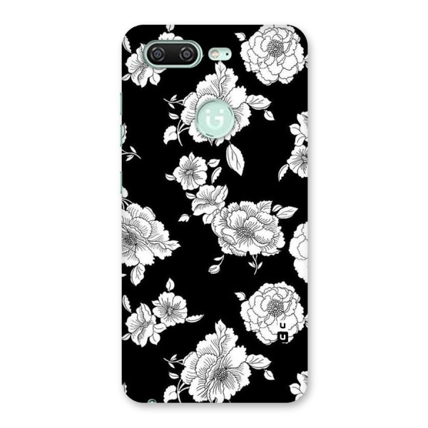Cool Pattern Flowers Back Case for Gionee S10