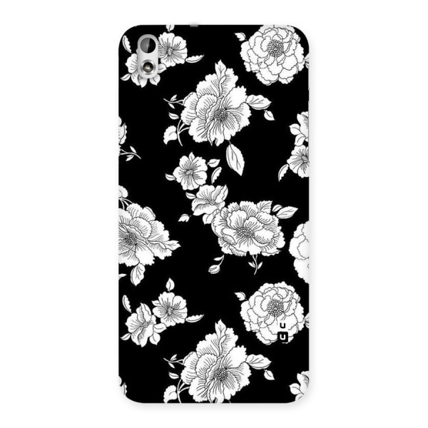 Cool Pattern Flowers Back Case for HTC Desire 816
