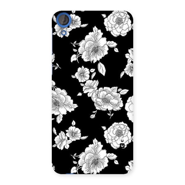Cool Pattern Flowers Back Case for HTC Desire 820