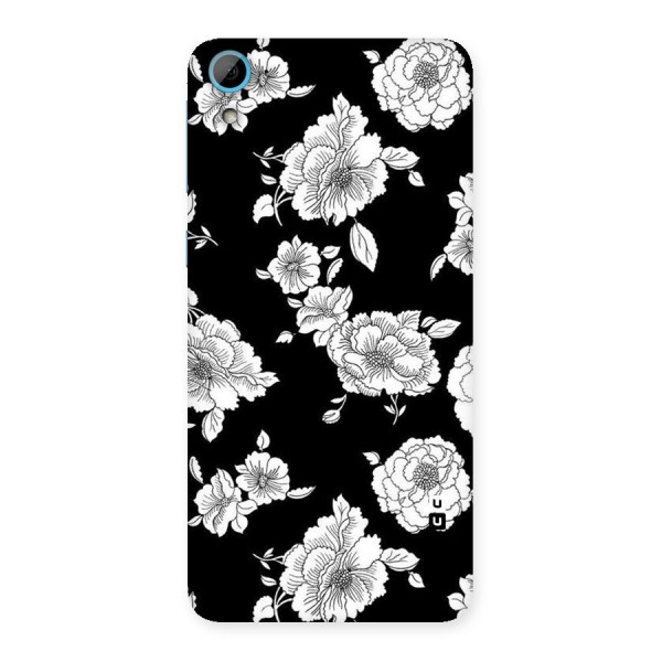Cool Pattern Flowers Back Case for HTC Desire 826