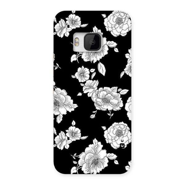 Cool Pattern Flowers Back Case for HTC One M9
