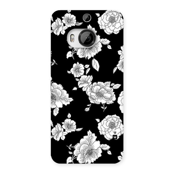 Cool Pattern Flowers Back Case for HTC One M9 Plus