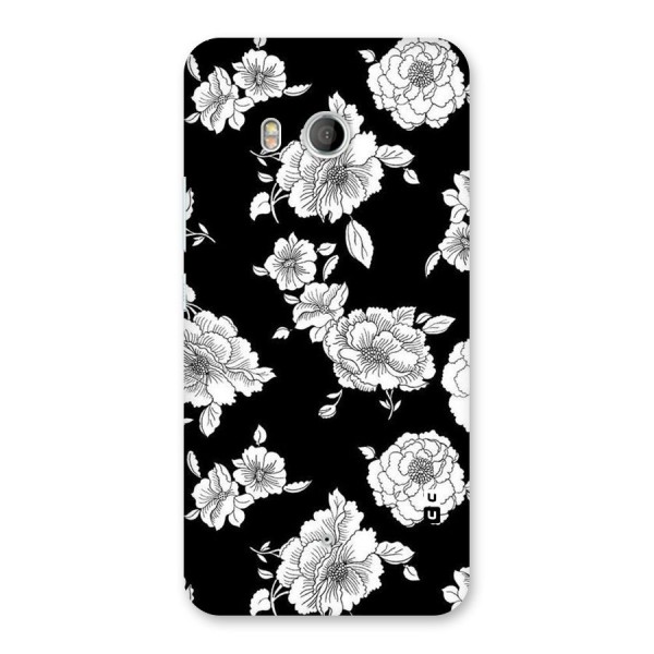 Cool Pattern Flowers Back Case for HTC U11