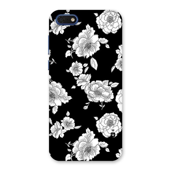 Cool Pattern Flowers Back Case for Honor 7s