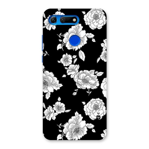 Cool Pattern Flowers Back Case for Honor View 20