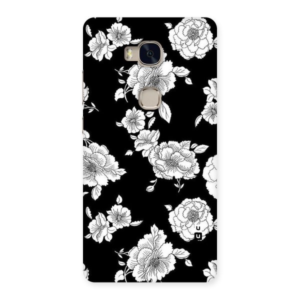 Cool Pattern Flowers Back Case for Huawei Honor 5X
