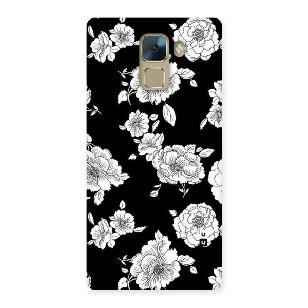 Cool Pattern Flowers Back Case for Huawei Honor 7