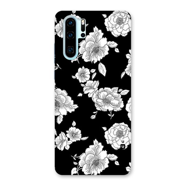 Cool Pattern Flowers Back Case for Huawei P30 Pro