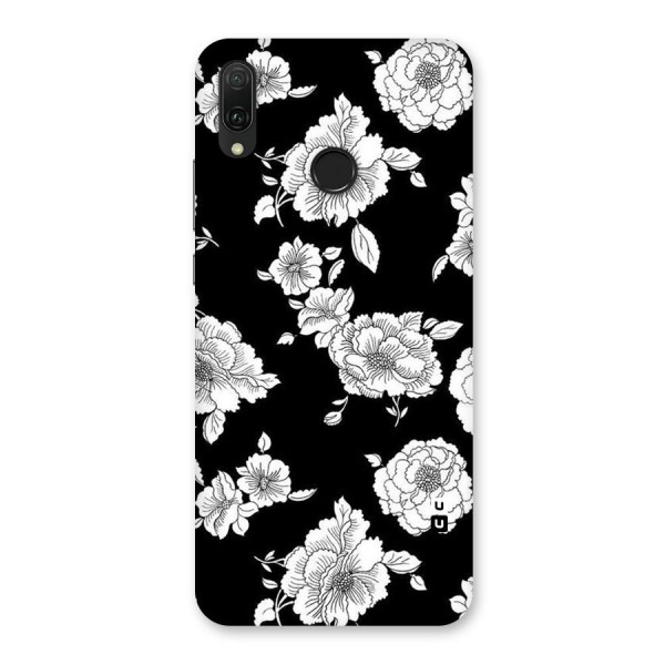 Cool Pattern Flowers Back Case for Huawei Y9 (2019)