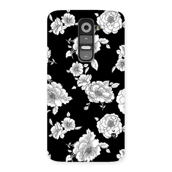 Cool Pattern Flowers Back Case for LG G2