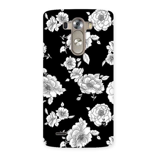 Cool Pattern Flowers Back Case for LG G3