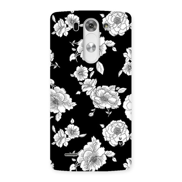 Cool Pattern Flowers Back Case for LG G3 Mini