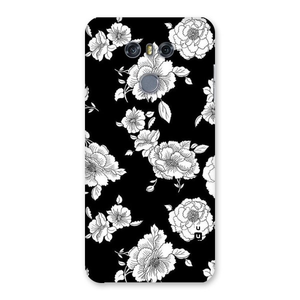 Cool Pattern Flowers Back Case for LG G6