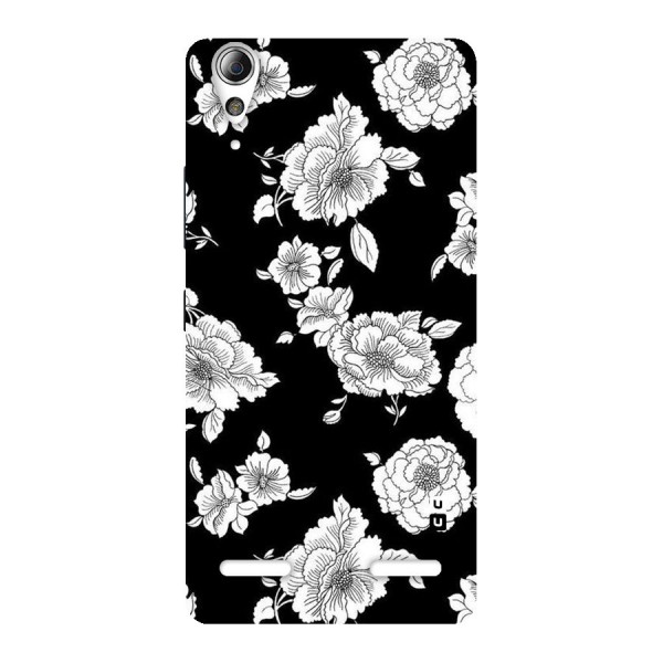 Cool Pattern Flowers Back Case for Lenovo A6000