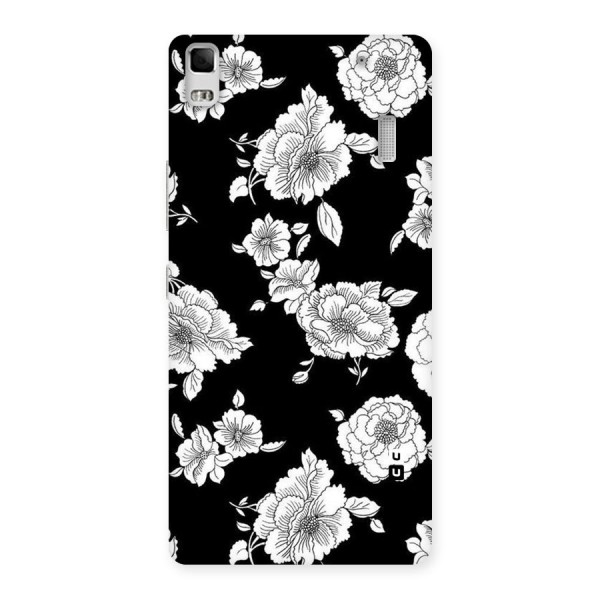 Cool Pattern Flowers Back Case for Lenovo A7000