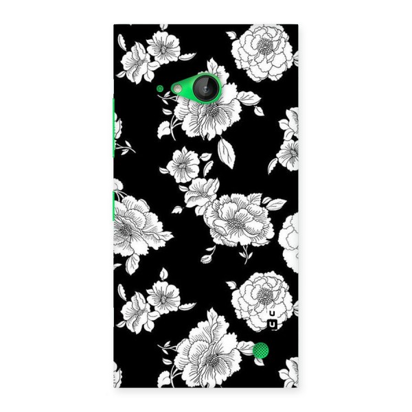 Cool Pattern Flowers Back Case for Lumia 730