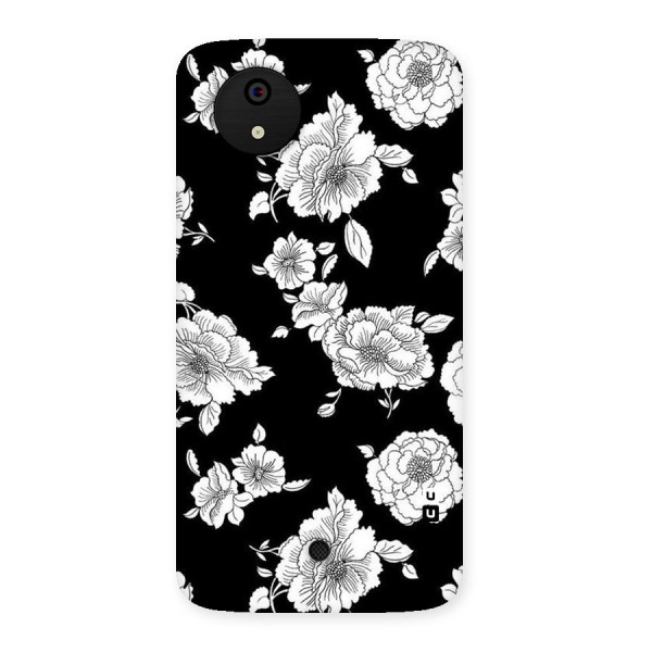 Cool Pattern Flowers Back Case for Micromax Canvas A1
