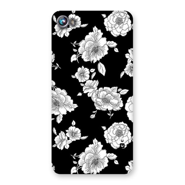 Cool Pattern Flowers Back Case for Micromax Canvas Fire 4 A107