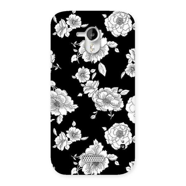 Cool Pattern Flowers Back Case for Micromax Canvas HD A116