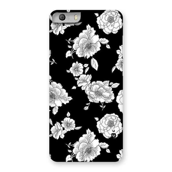 Cool Pattern Flowers Back Case for Micromax Canvas Knight 2