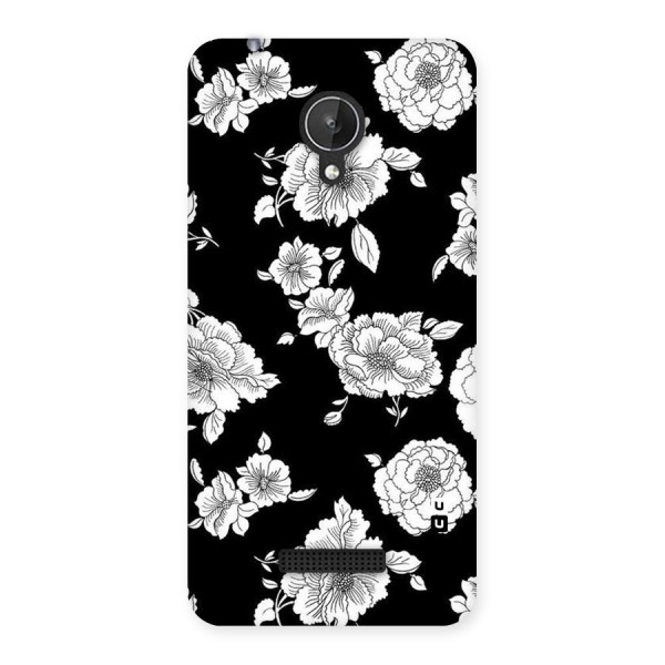 Cool Pattern Flowers Back Case for Micromax Canvas Spark Q380