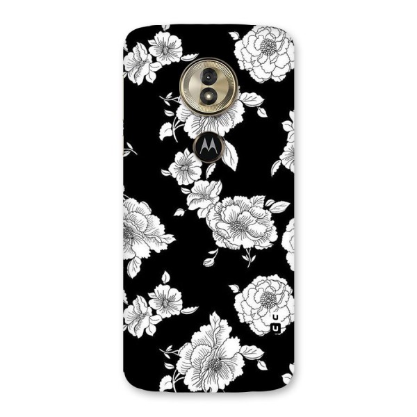 Cool Pattern Flowers Back Case for Moto G6 Play