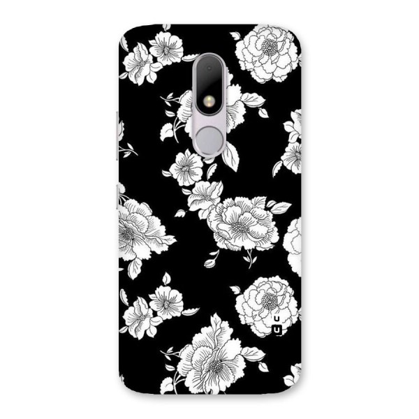 Cool Pattern Flowers Back Case for Moto M