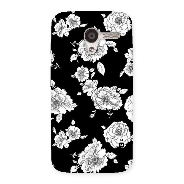 Cool Pattern Flowers Back Case for Moto X