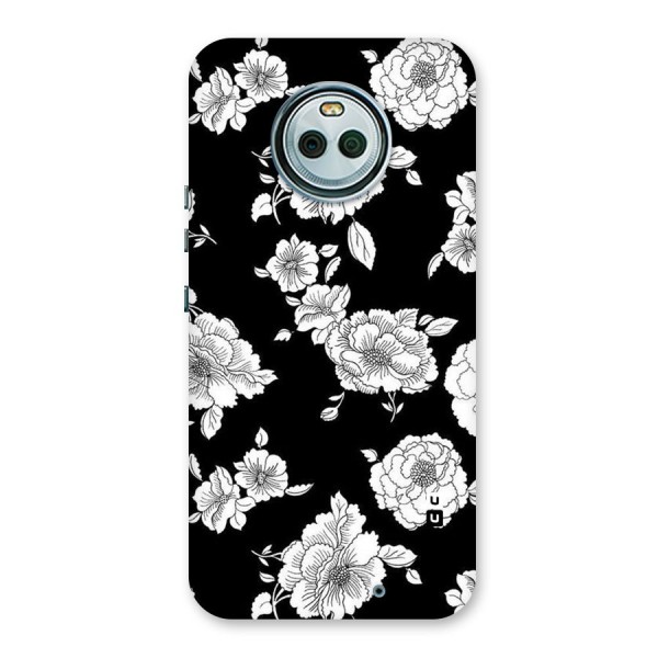 Cool Pattern Flowers Back Case for Moto X4