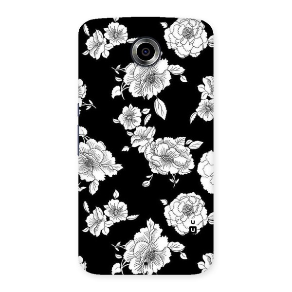 Cool Pattern Flowers Back Case for Nexsus 6