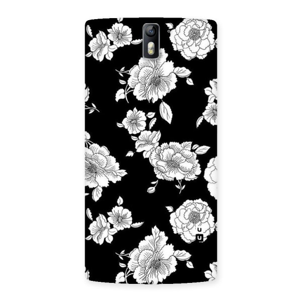 Cool Pattern Flowers Back Case for One Plus One