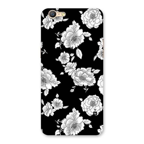 Cool Pattern Flowers Back Case for Oppo A39
