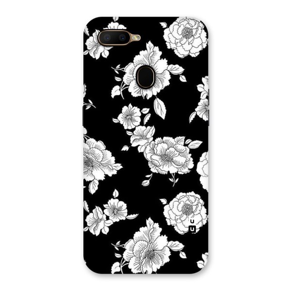 Cool Pattern Flowers Back Case for Oppo A5s