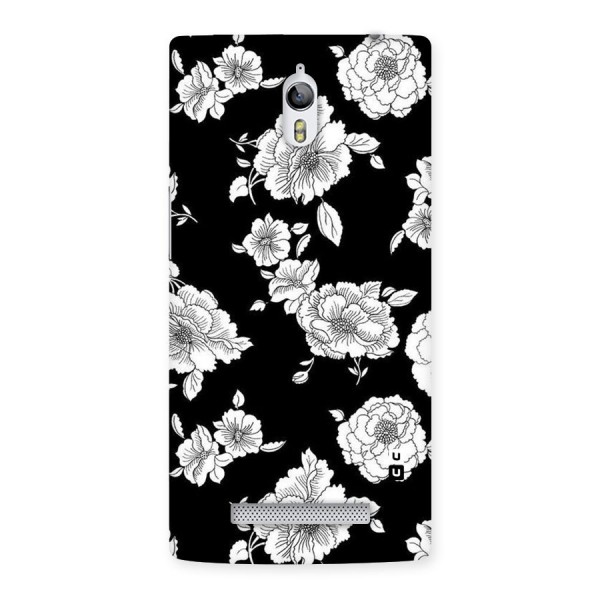 Cool Pattern Flowers Back Case for Oppo Find 7