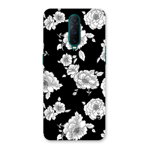 Cool Pattern Flowers Back Case for Oppo R17 Pro