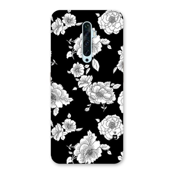 Cool Pattern Flowers Back Case for Oppo Reno2 Z