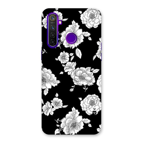 Cool Pattern Flowers Back Case for Realme 5 Pro